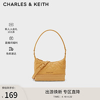 CHARLES & KEITH 女士复古菱格手提包 CK2-20781597