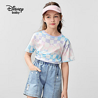 Disney 迪士尼 童装儿童男女童短袖t恤
