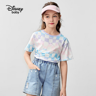 Disney 迪士尼 童装儿童男女童短袖t恤