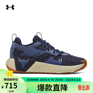 安德玛 UNDERARMOUR）春夏Project Rock强森6男子运动训练鞋3026534 蓝色400 44.5