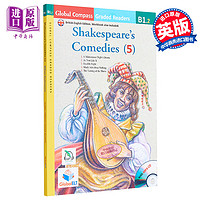 现货 Shakespeare Comedies 莎士比亚喜剧 B1级 英式英语 分级读物 Global ELT Graded Reader 配在线音频不含CD