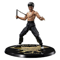 BANDAI 万代 SHF 李小龙 BRUCELEE 传奇50周年版 带台座 可动