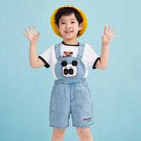 【toyoya联名背带裤】迷你巴拉 MINI BALA 巴拉男女童裤子夏