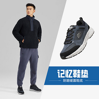 百亿补贴：SKECHERS 斯凯奇 运动鞋四季男士时尚舒适低帮绑带户外休闲鞋51893