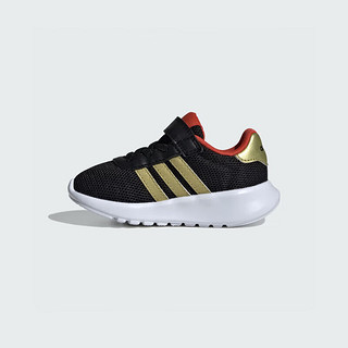 阿迪达斯（adidas）童鞋24春夏男女大小童魔术贴运动鞋 IG8957黑 7K/24码/140mm 