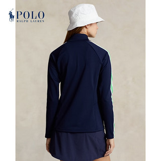 Polo Ralph Lauren 拉夫劳伦 女装 24春型半高领拉链夹克RL25642 999-深蓝色/绿色/陶瓷白 XS