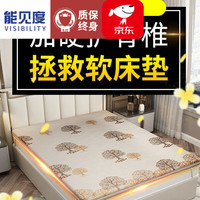 能见度硬床垫 偏硬护脊椎椰棕垫家用环保棕垫加硬棕榈垫软床垫 厚5cm=棉质面料+5cm高 1350mm*2000mm