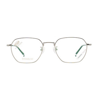 思柏（STEPPER）眼镜框男女款全框钛材质时尚远近视眼镜架SL-6011-F029 52mm F029黑银