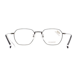 思柏（STEPPER）眼镜框男女款全框钛材质时尚远近视眼镜架SL-6011-F029 52mm F029黑银