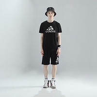 adidas 运动短袖男式季休闲T恤女式舒适透气