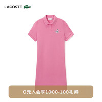 法国拉科斯特 LACOSTE夏日系列女士24春季连衣裙|EF8161 2R3/玫红色 34 /155