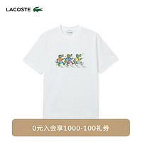 LACOSTE法国鳄鱼夏日系列男士24春季时尚简约舒适T恤TH8184 001/白色 XS /165