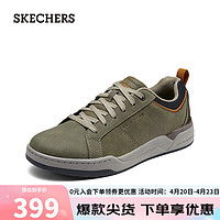 SKECHERS 斯凯奇 时尚休闲板鞋210795 橄榄绿/OLV 41