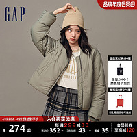 Gap 盖璞 保暖夹克轻量机车棉服外套 853253