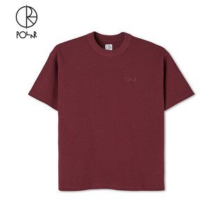 Polar Skate Co Shin Tee 华夫格针织刺绣Logo情侣短袖中性风T恤