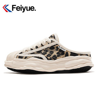 百亿补贴：Feiyue. 飞跃 Feiyue/飞跃半拖帆布鞋2024夏季款无后跟溶解底潮流百搭休闲鞋