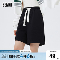 Semir 森马 [大森]森马休闲短裤女士针织柔软舒适亲肤睡裤家居服宽松裤子透气