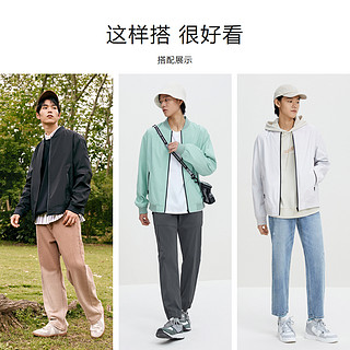 Semir 森马 外套男春季三防时尚通勤潮流个性简约棒球服日常舒适休闲夹克