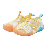 88VIP：CRTARTU 卡特兔 女童凉鞋女孩软底男宝宝机能鞋学步夏季网纱包头运动果冻鞋
