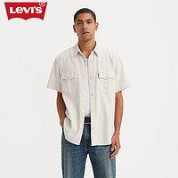 Levi's李维斯24夏季男士休闲复古宽松短袖T恤 白色 A5722-0004 XS