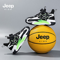 百亿补贴：Jeep 吉普 男童鞋2023新款秋季儿童运动篮球鞋专业防滑中大童跑步鞋