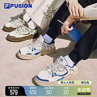 FILA 斐乐 FUSION斐乐潮牌男鞋50-50场下滑板鞋2024夏季新款休闲运动鞋