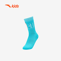 安踏（ANTA）儿童篮球长袜男童袜2024夏季透气舒适运动袜子 绿-1 L  7-10岁