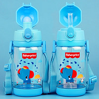 Fisher-Price 100103127908 水杯 双盖两用 Tritan材质 蓝色 520ML