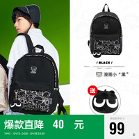 森马 Semir森马 Semir双肩包女罗小黑背包高中生电脑包书包【黑色】109322153319