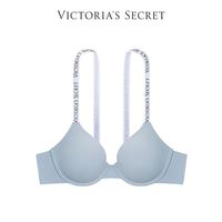 VICTORIA'S SECRET 维密 logo字母肩带无痕大胸文胸薄款亲肤内衣