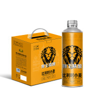 LION 狮王 燕京狮王精酿啤酒 比利时小麦12度燕京啤酒   1L 6瓶 整箱装