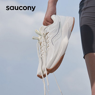 Saucony索康尼Lancer枪骑2男跑鞋冬季缓震男女跑步鞋运动鞋 米色7（女款） 44