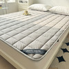 罗兰家纺全棉床褥子薄款可水洗被褥抗菌防螨纯棉软床垫保护垫宿舍垫被 LN全棉两用防螨床褥-灰色 180x220cm【抗菌防螨 两面可用】