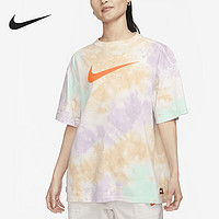 NIKE 耐克 Sportswear女子新款简约印花短袖T恤 FJ7731-885 M