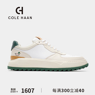 COLE HAAN 歌涵 colehaan/歌涵 男鞋休闲鞋 24年春季时尚运动休闲鞋板鞋C38126 白色-C38126 40