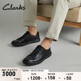 Clarks 其乐 Un Costa Lace 男士休闲板鞋 261449047 黑色 43