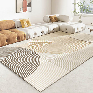 KAYE地毯客厅茶几沙发毯子大尺寸卧室房间轻奢简约高级满铺家用床边毯 FS-T135 140x200 cm