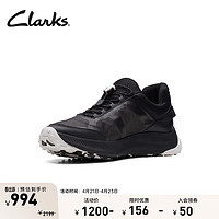 Clarks 其乐 城市户外系列防水徒步靴轻盈防滑耐磨运动鞋 黑色 261691387 42