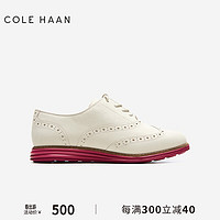 COLE HAAN 歌涵 colehaan/歌涵 女鞋牛津鞋 春夏英伦风休闲皮鞋W24361 白色-W24361 36