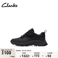 Clarks 其乐 ATL系列女鞋户外登山防滑减震耐磨徒步防泼水休闲鞋 黑色 261748004 35.5