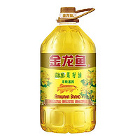 金龙鱼 纯正菜籽油5L 非转基因食用油大桶装家用粮油