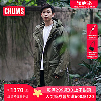 CHUMS 洽洽鸟 潮流户外男女款棉风衣夹克中长款式 CH04-1207