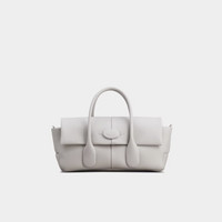 TOD'S 托德斯 DI BAG系列 女士牛皮革手提包 XBWDBRI0200YAT 灰色 小号