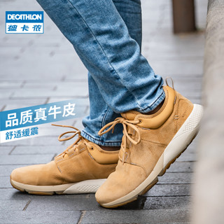 DECATHLON 迪卡侬 休闲鞋男皮面软底舒适减震男鞋鞋子运动鞋板鞋TSL2