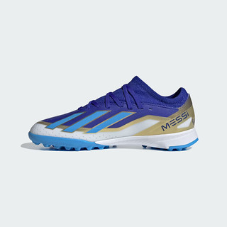 阿迪达斯（adidas）男大童梅西系列X CRAZYFASTTF碎钉儿童硬人造草坪足球鞋ID0716 36.5码/4uk/适合脚长22.5cm