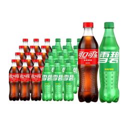 fanta芬达可口可乐cocacola汽水碳酸饮料500ml500ml24瓶可乐雪碧混合
