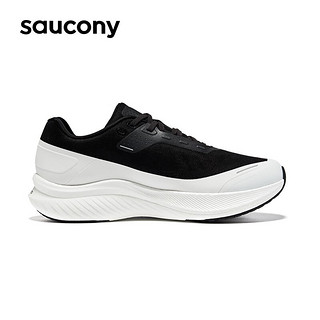 Saucony索康尼跑鞋男女通勤缓震舒适跑步鞋运动鞋子SLAY CMT 黑白2 38.5