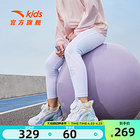 ANTA 安踏 儿童运动鞋女小童逐月跑鞋2024夏季新款女童鞋子纽扣宝宝跑鞋