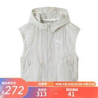 彪马（PUMA） 儿童马甲中大童男女夏季印花马甲衣宽松时尚潮流 晨灰20101 110cm