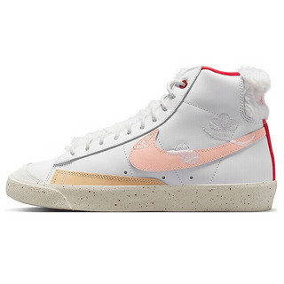 NIKE 耐克 女子板鞋缓震透气BLAZER MID运动鞋FD4342-181白色35.5码